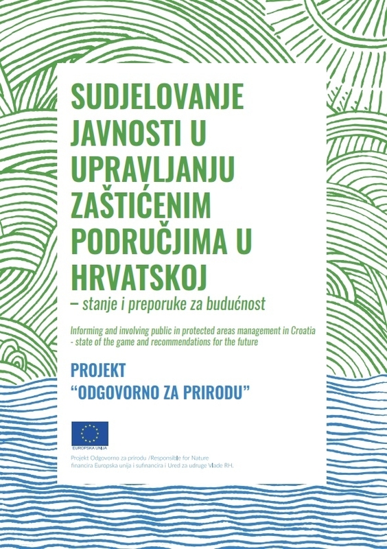 Sudjelovanje javnosti u upravljanju zaštićenim područjima u Hrvatskoj (2015)