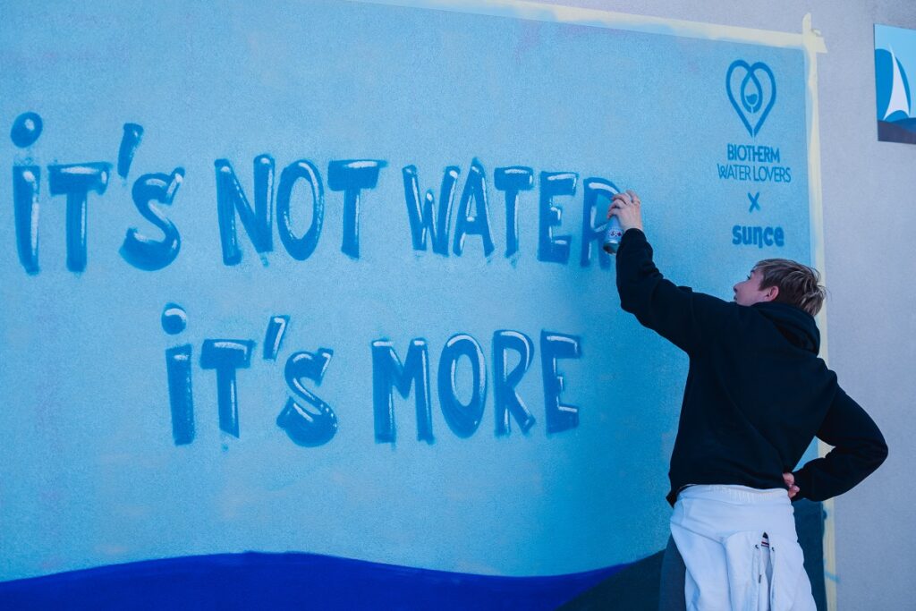 it's not water, it's more graffiti