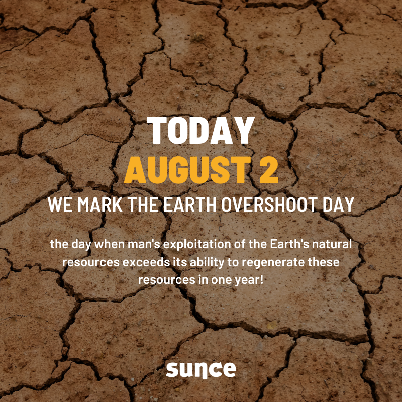 TODAY, AUGUST 2, WE CELEBRATE ECOLOGICAL DEBT DAY - the day when man's exploitation of the Earth's natural resources exceeds its ability to regenerate these resources in one year!